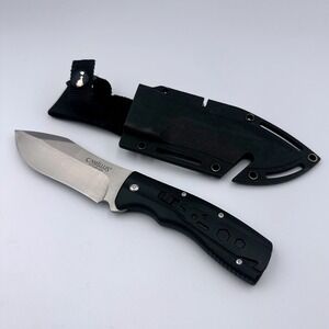 Camillus Titanium Fixed Blade 4" Sheath & Built-In Handle Multi-Tool Inserts‎